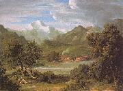 Joseph Anton Koch The Lauterbrunnen Valley oil painting